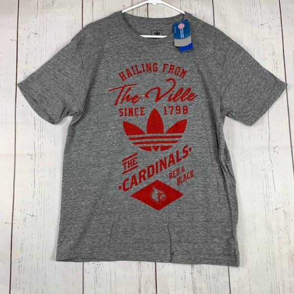 The Cardinals NFL Adidas Large Casual Gray‎ Tshirt New Men - Picture 1 of 6
